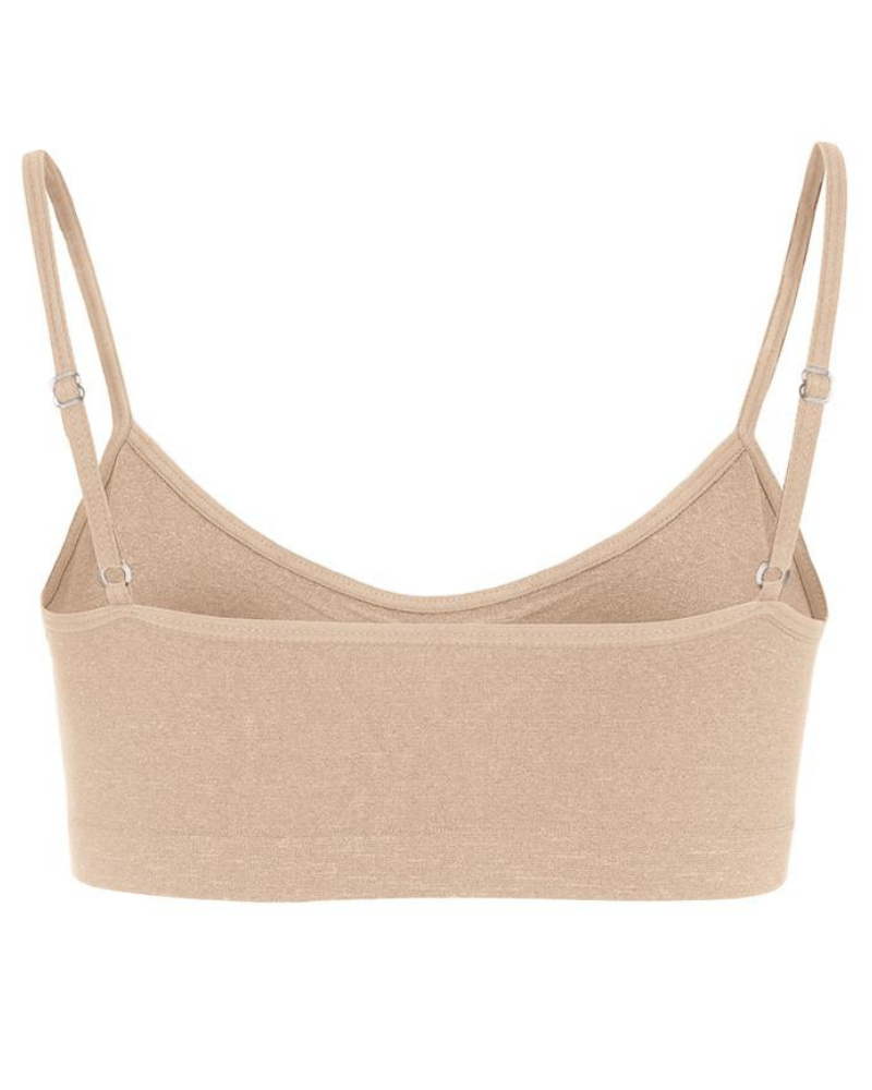 Me Moi MJBS-3001 Beige Beginner's Bralette 2 Pack MYSELFLINGERIE.COM