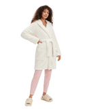 UGG 1121091 Cream Aarti Hooded Plush Robe , Model