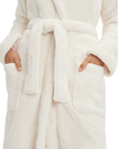 UGG 1121091 Cream Aarti Hooded Plush Robe Pockets