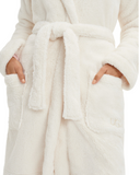 UGG 1121091 Cream Aarti Hooded Plush Robe Pockets