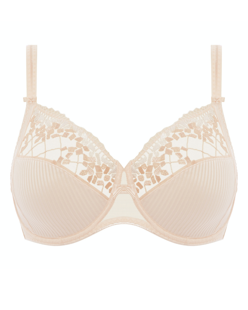 Chantelle 1381 Rose Perle' Pont Neuf Underwire 3 Part Cup Unlined Bra MYSELFLINGERIE.COM
