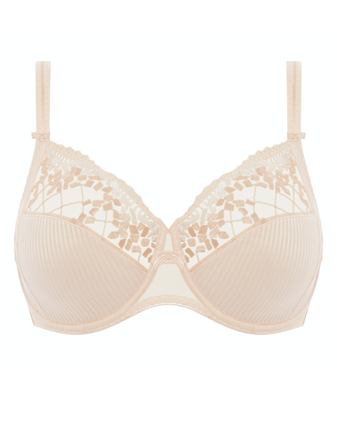 Chantelle 1381 Rose Perle' Pont Neuf Underwire 3 Part Cup Unlined Bra MYSELFLINGERIE.COM