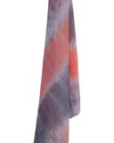 Tie Ur Knot Pastel Coral Dipped Ombre' Untied Scarf MYSELFLINGERIE.COM