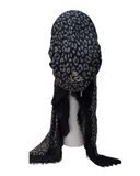 Lizi Headwear Black Cheetah Print Pre-Tied Bandanna myselflingerie.com