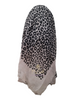 Lizi Headwear Open Back Cream Cheetah Pre-Tied Bandanna myselflingerie.com