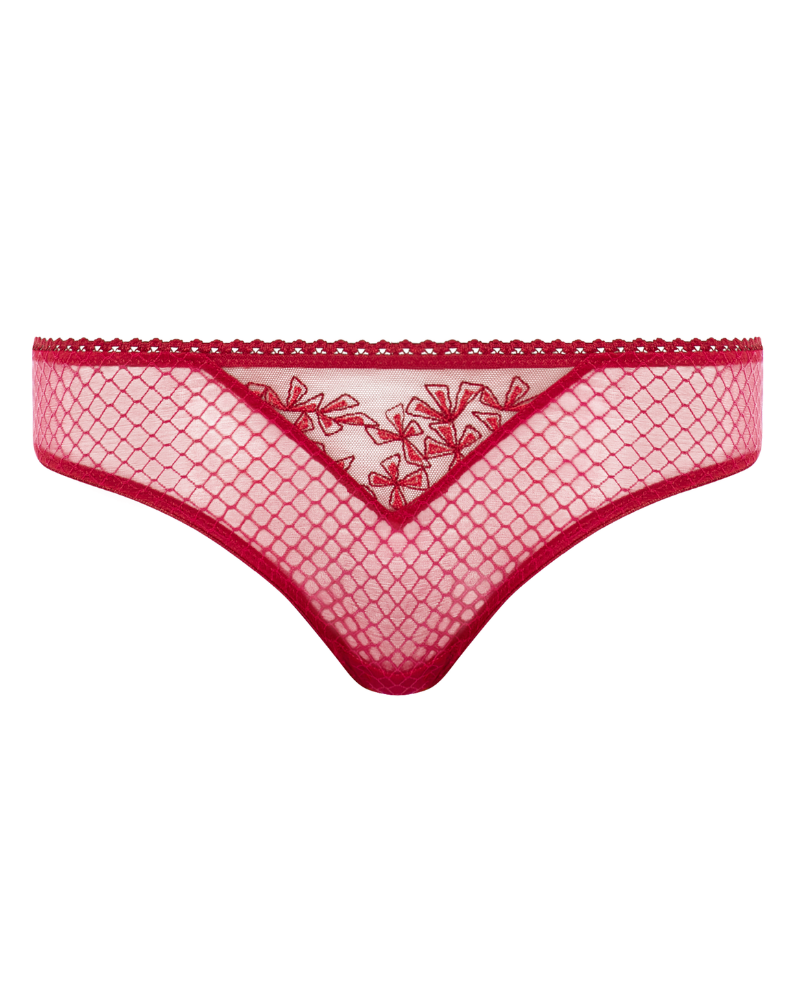 Chantelle 13A3 Candy Apple Instants Lace Bikini myselflingerie.com