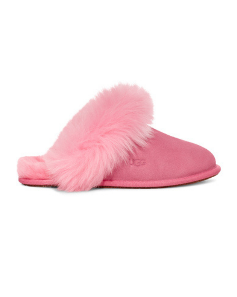 Pink fur ugg slippers best sale