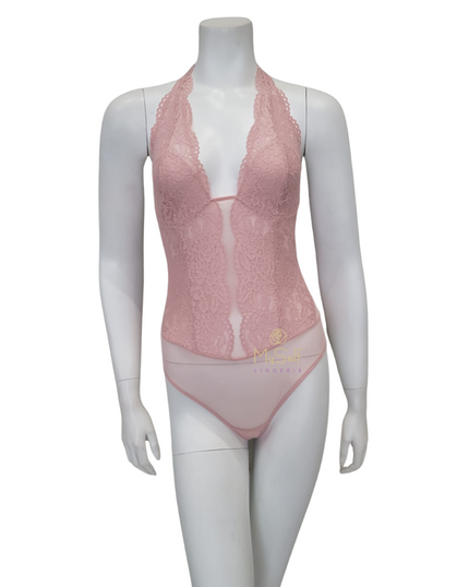 Btemptd 936144 Silver Pink Ciao Bella Bodysuit MYSELFLINGERIE.COM