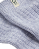 UGG 1014832 Grey/Black Rib Knit Slouchy Crew Socks myselflingerie.com