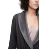 UGG 1095612 Black Bear Heather Duffield II Fleece Wrap Robe myselflingerie.com