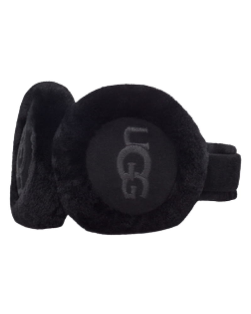 UGG 20955 Chestnut Embroidered Logo Sheepskin Earmuffs