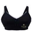 You 100-701 Talia Black Seamless Wire Free Bra MYSELFLINGERIE.COM