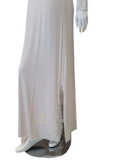 Iora Lingerie 21410C Bone Button Down Modal Nightgown with Lace Detail myselfingerie.com