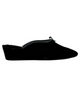 Jacques Levine 20397V Lolita Black Velvet Wedge Slipper myselflingerie.com
