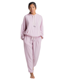 Dorina Pink Genesis Modal Hooded Pajamas Set