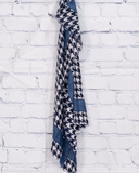 Tie Ur Knot Denim Houndstooth Luxe Square myselflingerie.com