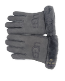 UGG 20931 Metal Sheepskin Embroidered Gloves myselflingerie.com