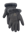 UGG 20931 Metal Sheepskin Embroidered Gloves myselflingerie.com