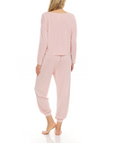 Flora Nikrooz Q81266 Pink Lina Modal Pajamas Set MYSELLFINGERIE.COM
