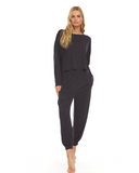 Flora Nikrooz Dark Grey Lina Modal Pajamas Set