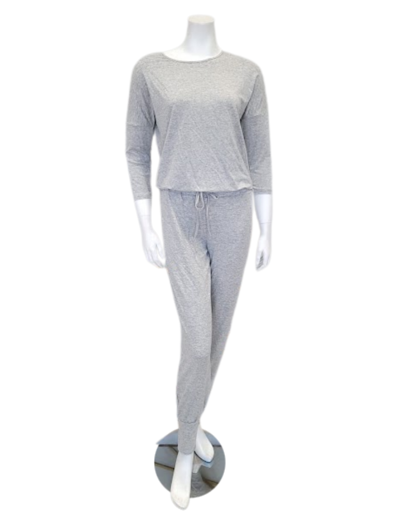Oh! Zuza OZ214 Classic Heather Grey Modal Pajamas Set myselflingerie.com