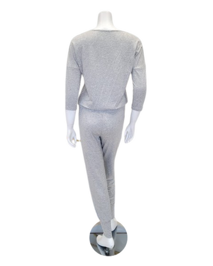 Oh! Zuza OZ214 Classic Heather Grey Modal Pajamas Set myselflingerie.com