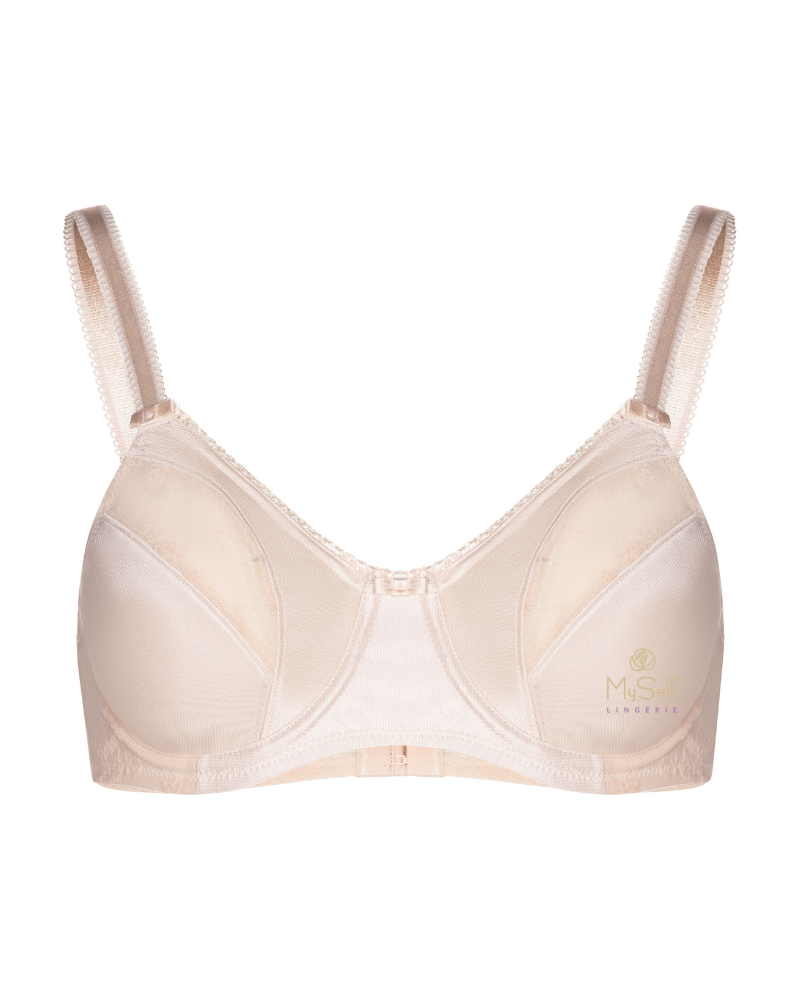 Gemsli BR100 Floral Imprint 3 Part Cup Underwire Bra myselflingerie.com
