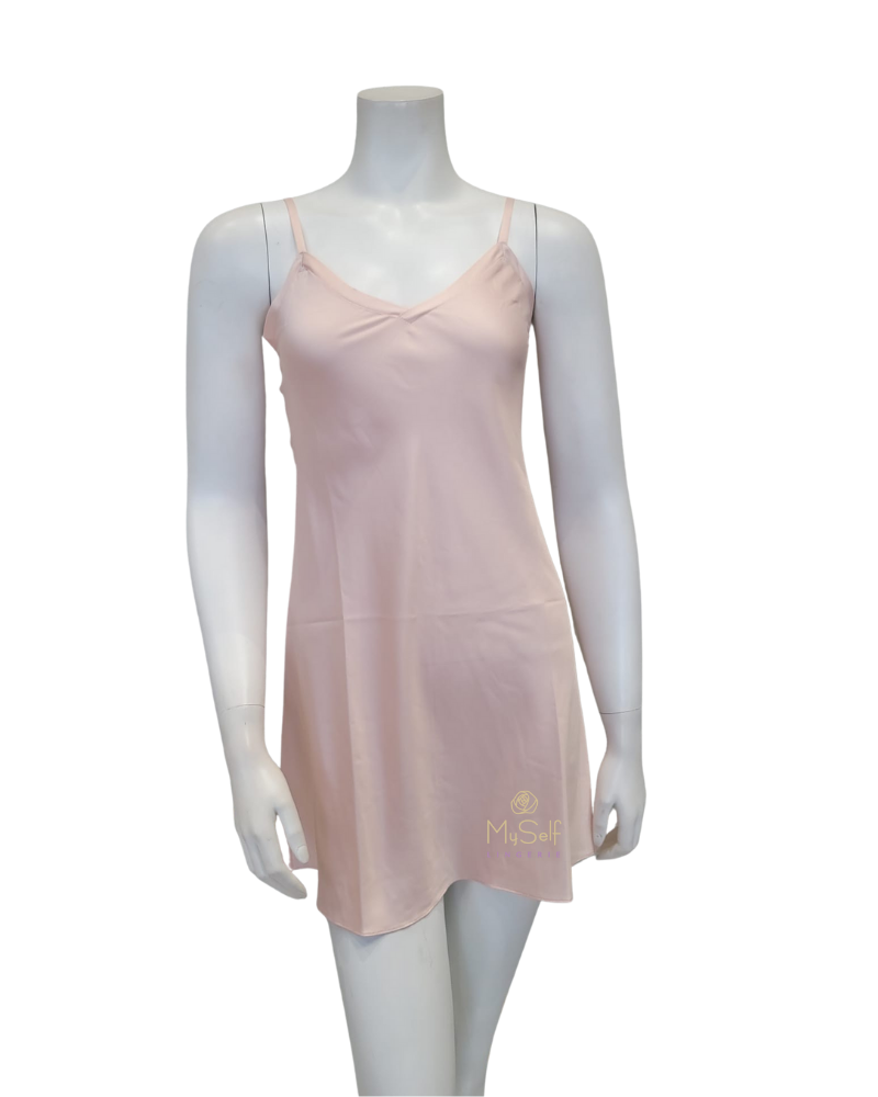 Rya Collection 195 + 394 Pink Petal Heavenly Chemise & Feathers Satin Kimono Wrap myselflingerie.com