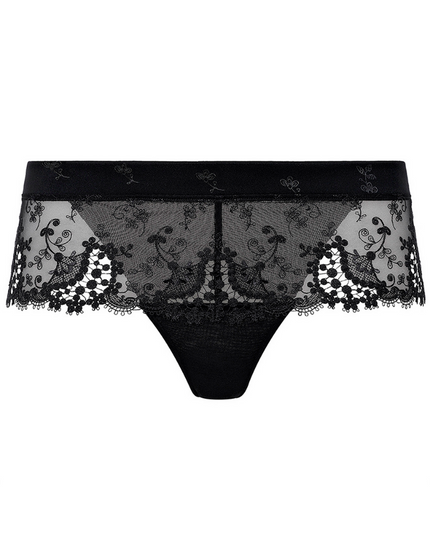 Simone Perele 12B630 Black Wish Boyshort Panty MYSELFLINGERIE.COM