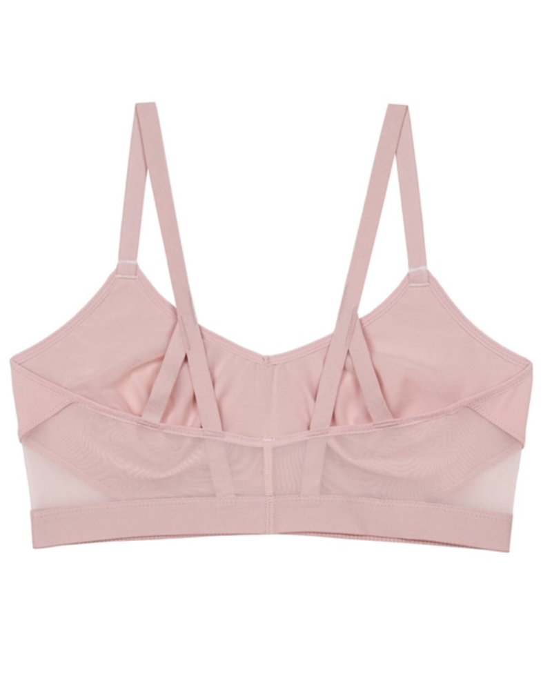 Btemptd  910305 Blush Pink Wire Free Sport Bralette MYSELFLINGERIE.COM