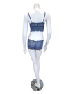 Btemptd 910219 + 945219 Eyelet Inspired Vintage Indigo Bralette Set myselflingerie.com