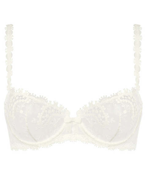 Simone Perele 12B330 Ivory Wish Demi Underwire Bra myselflingerie.com