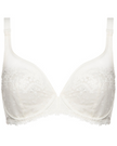  Simone Perele 12B319 Ivory Wish Sheer Plunge Underwire Bra myselflingerie.com