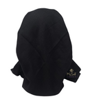 Lizi Headwear Solid Black Open Back Pre-Tied Bandanna with Light Non Slip Grip myselflingerie.com