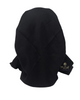 Lizi Headwear Solid Black Open Back Pre-Tied Bandanna with Light Non Slip Grip myselflingerie.com