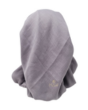 Lizi Headwear Solid Lavender Open Back Pre-Tied Bandanna with Light Non Slip Grip myselflingerie.com