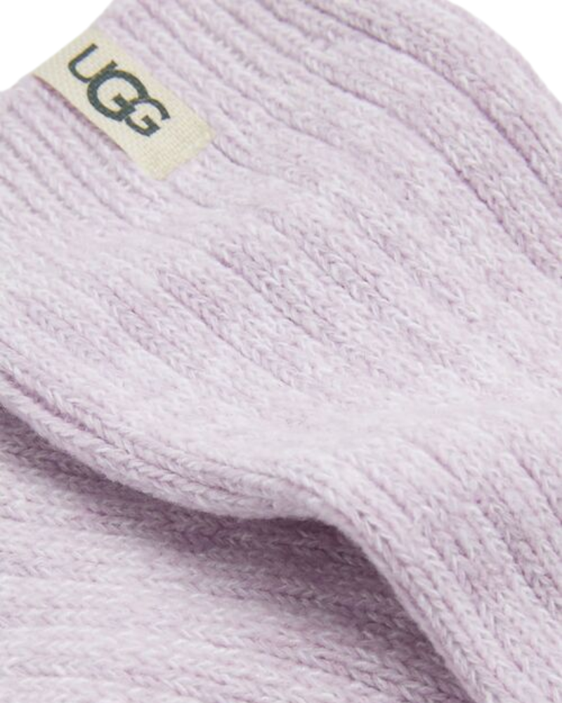 UGG 1014832 Purple Lake Rib Knit Slouchy Crew Socks myselflingerie.com
