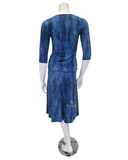 Jackie O'Loungewear 2PC-JR-SWM-DNM Blue Denim Junior Swim Top & Skirt Set