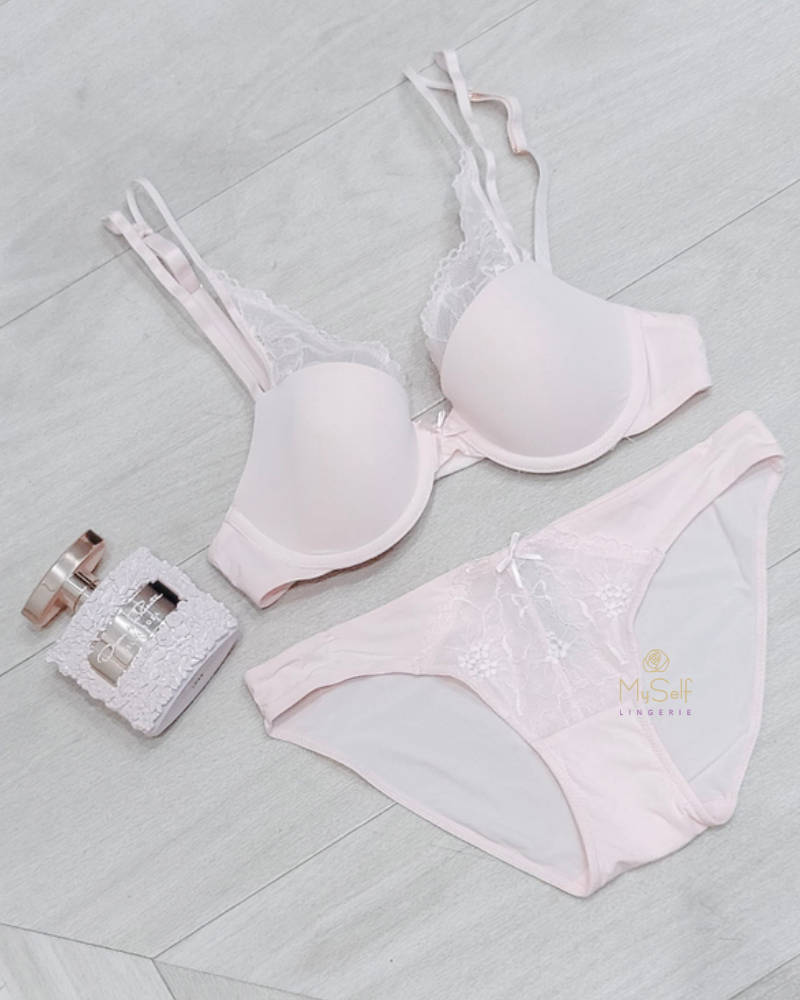 Dorina Alaiya Pink Lace Classic Brief