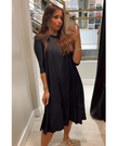 Flamingo Summer Black Swing Swim Dress Tall Length
