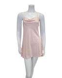 Rya Collection 207X Petal Pink Darling Lace Panel Chemise Plus Sizes myselflingerie.com