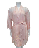 Rya Collection 197X Petal Pink Darling Lace Cover Up Plus Sizes myselflingerie.com