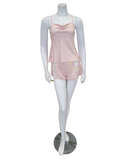 Rya Collection 379 Petal Pink Darling Lace Cami Tap Set myselflingerie.com