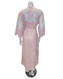 Rya Collection 220 Petal Pink Darling Embroidered Lace Robe myselflingerie.com