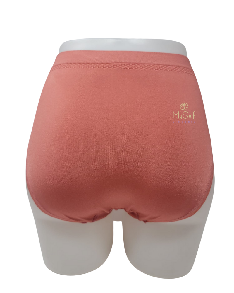 Wacoal 871374 Faded Rose B-Smooth Seamless Hi Cut Brief with Lace myselflingerie.com