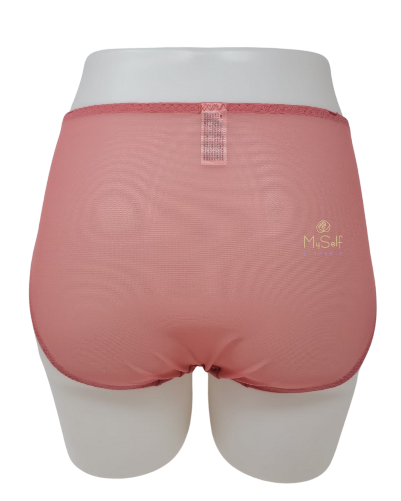 Wacoal Faded Rose/White Sand Embrace Lace Hi Cut Brief