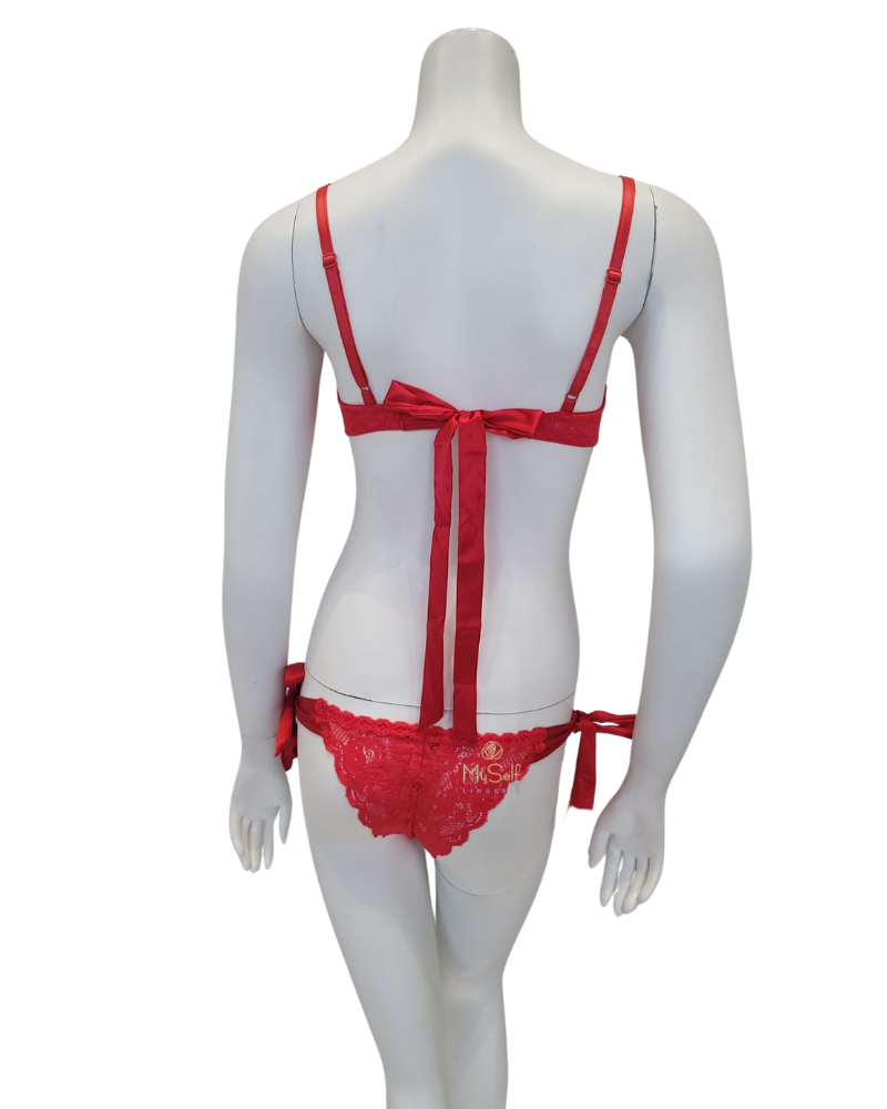 Cosabella NEVER1320 + 0372 Rossetto Tie Me Up Bralette Set myselflingerie.com