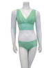 Cosabella NEVER1386 + 07ZL Ghana Green Lace Bralette & Short Set myselflingerie.com