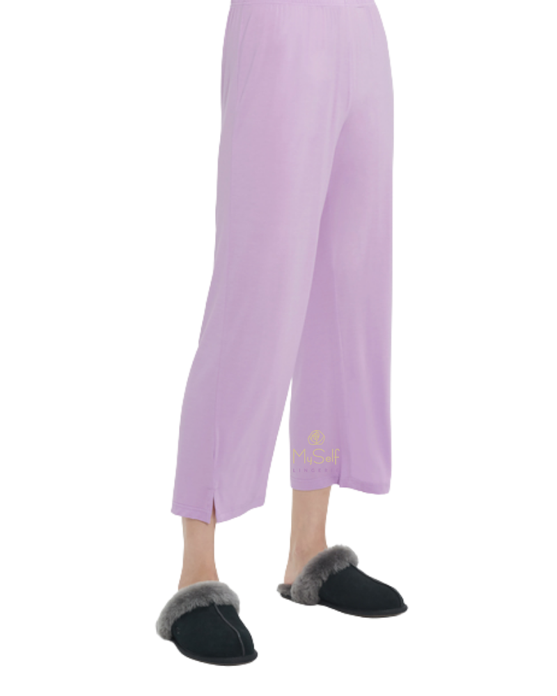 UGG 1129975 Purple Lake Addi Short Sleeve Pajamas Set myselflingerie