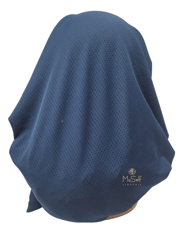 Scarf Bar SB Ocean Blue Dri Fit Pre-Tied Bandanna with Velvet Non Slip Grip myselflingerie.com
